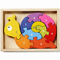 Begin Again Number Snail Puzzle