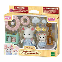 CC BATHTIME BUBBLE SIBLINGS--Calico Critters