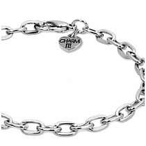 CHARM IT SILVER CHAIN BRACELET