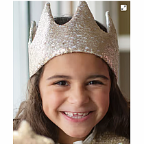 Gracious Gold Sequins Crown