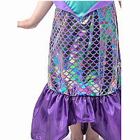 PURPLE MERMAID SPLASH OUTFIT M
