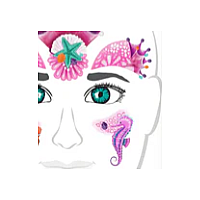 MERMAID FACE STICKERS