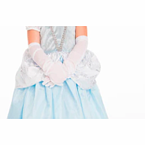 PRINCESS GLOVES WHITE SMALL