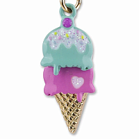 CHARM IT GOLD ICE CREAM CONE CHARM