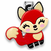 CHARM IT RED FOX CHARM