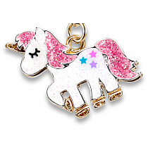 CHARM IT GOLD GLITTER UNICORN CHARM