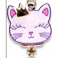 CHARM IT! Gold Princess Kitty Charm