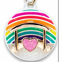 CHARM IT! Gold Rainbow Bridge Charm