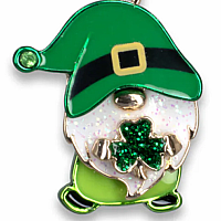 CHAM IT! Gold Swivel Good Luck Gnome Charm