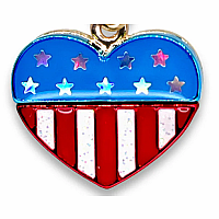 CHARM IT FLAG HEART