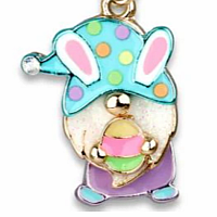 CHARM IT! Gold Easter Gnome Charm