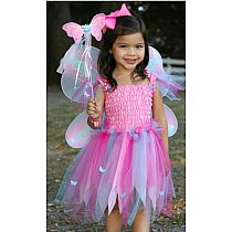 BUTTERFLY DRESSS/WINGS PINK 5/6
