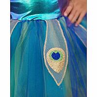 PRETTY PEACOCK DRESS/HEADBAND 5/6