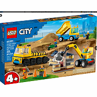LEGO CONSTRUCTION TRUCK WRECK