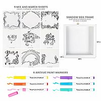 MAKE A SCENE AXOLOTL SHADOW BOX