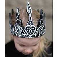 MEDIEVAL CROWN SILVER/BLK