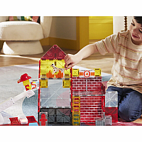 MAGNA-TILES FIRE STATION 80 PC
