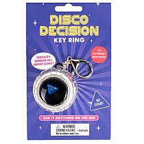 DISCO DECISION KEYRING