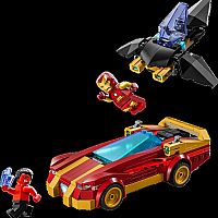 LEGO IRON MAN CAR V RED HULK