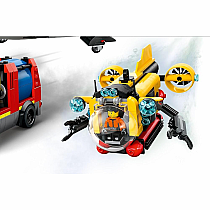 LEGO HELICOPTER FIRE TRUCK SUBMARINE