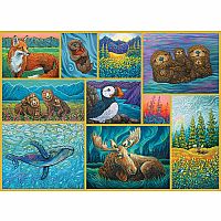 ALASKAN ANIMALS 500 PC PUZ