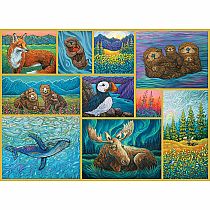 ALASKAN ANIMALS 500 PC PUZ