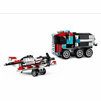 LEGO FLATBED TRUCK/HELICOPTER