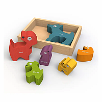 DOG FAMILY PUZZLE W CURRICULUM