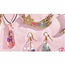 WOOD RESIN CHARM JEWELRY
