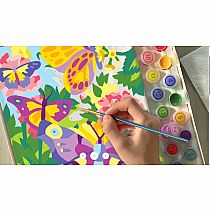 PAINT BY # BUTTERFLIES BLOOMS