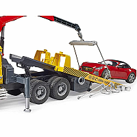 BRUDER MACK TOW TRUCK W ROADST