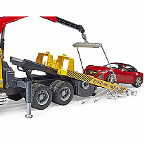 BRUDER MACK TOW TRUCK W ROADST