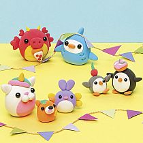 KLUTZ AIR DRY CLAY ANIMAL PARTY