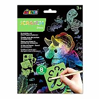 SCRATCH ART W STENCILS ASST