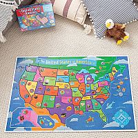 UNITED STATES FLOOR PUZ 54 PC