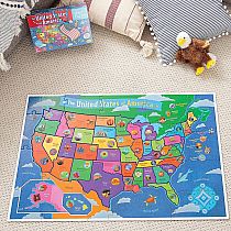 UNITED STATES FLOOR PUZ 54 PC