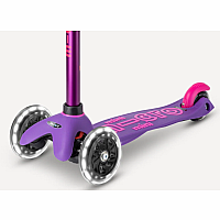MINI DLX SCOOTER PURPLE/PNK LED