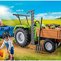 PM HARVESTER TRACTOR W TRAILER