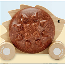 PULL ALONG HEDGEHOG BROWN