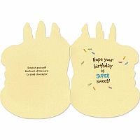 SCRATCH AND SNIFF DOUBLE CHOCOLATE CAKE BDAY CARD