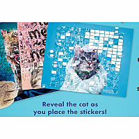 KLUTZ CATS KITTENS STICKER MOSAIC
