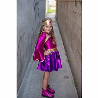 SUPER HERO STAR DRESS/CAPE,ACCESSORIES/MD