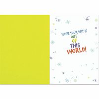 FOUL: OUTER SPACE CAKE CARD