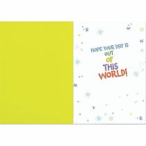 FOUL: OUTER SPACE CAKE CARD