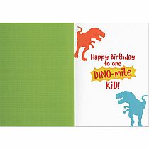 DINOSAURS HIGH FIVE BD CARD