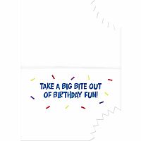 GOOGLY EYES SHARK BIRTHDAY CARD