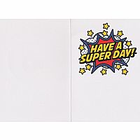 FOIL: SUPERHERO BDAY CARD
