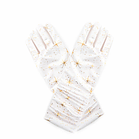 SHIMMER GLOVES GOLD SM
