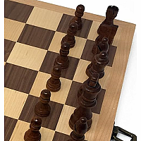 15" Wood Chess Set
