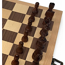 15" Wood Chess Set